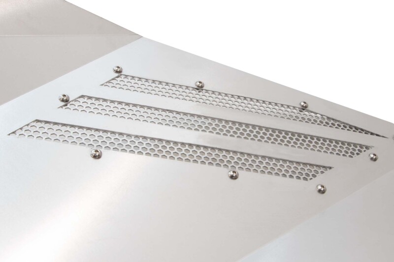 Jeep Wrangler Unlimited Inner Fender Kit - Front - Fishbone Offroad - Raw Aluminum - `18-`27